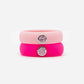 Pink Cubic Zirconia Silicone Ring