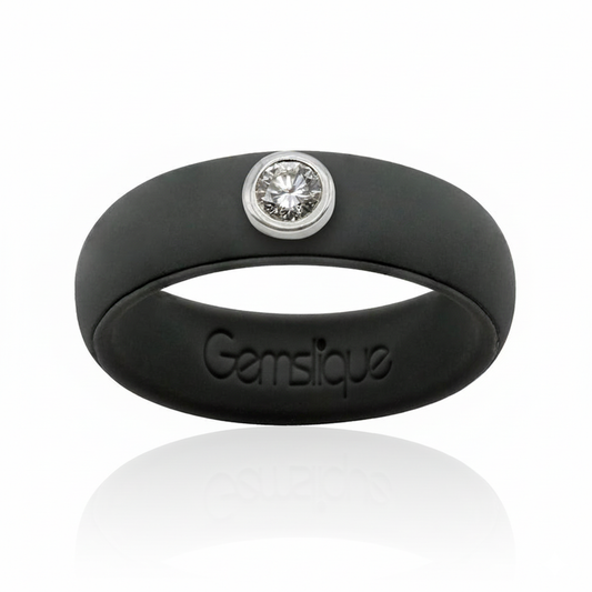 Stone Gray Silicone Ring