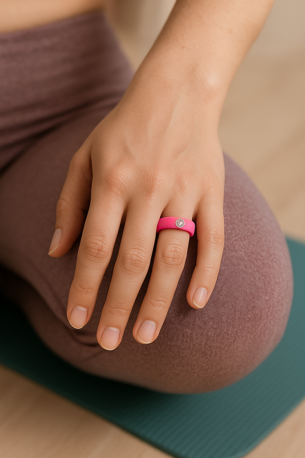 Pink Silicone Ring